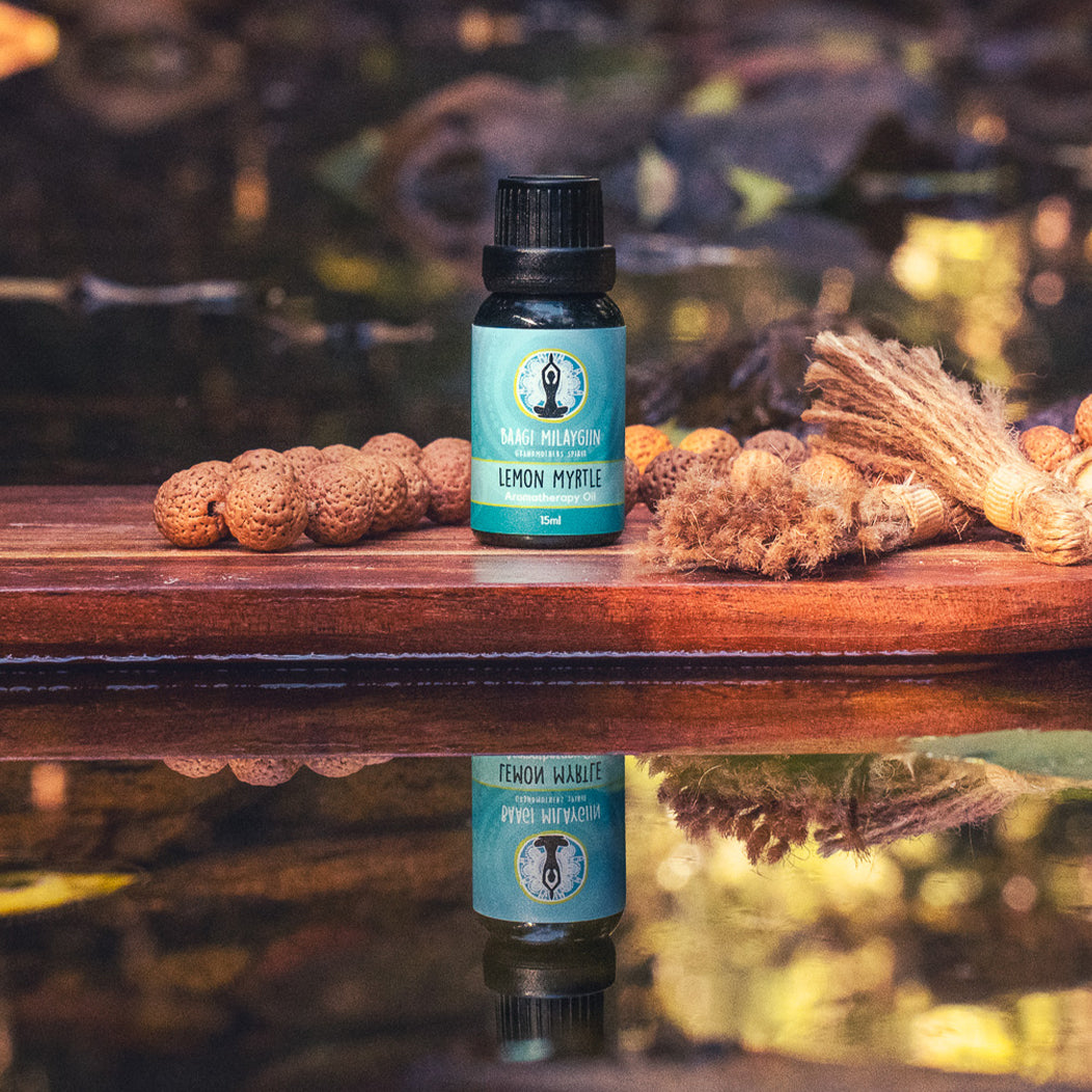 Lemon Myrtle Aromatherapy Oil - 15mL | Rainbow Serpent Dreaming Collection by Baagi Milaygiin