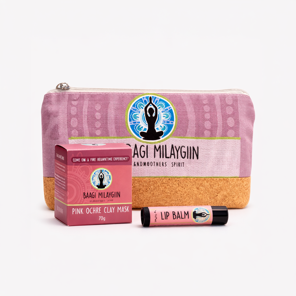 Australian Pink Ochre Clay Mask &amp; Lip Balm combo