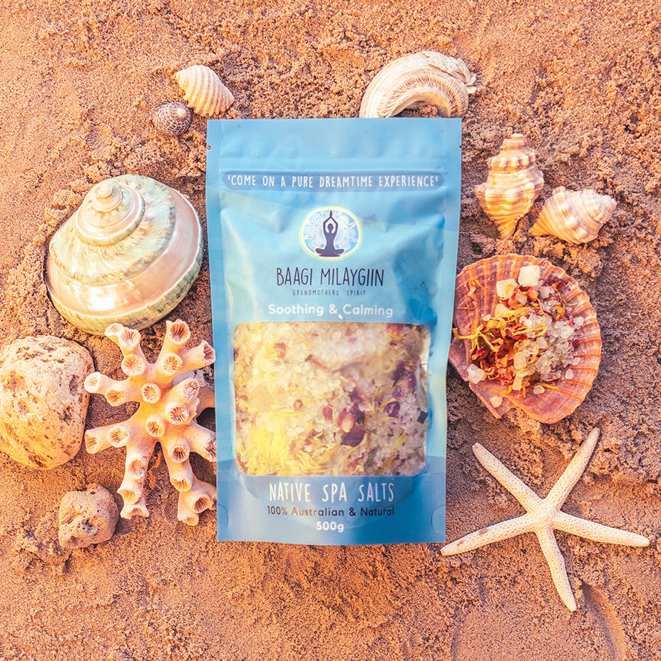 Native Spa Salts | Saltwater Dreaming Collection by Baagi Milaygiin
