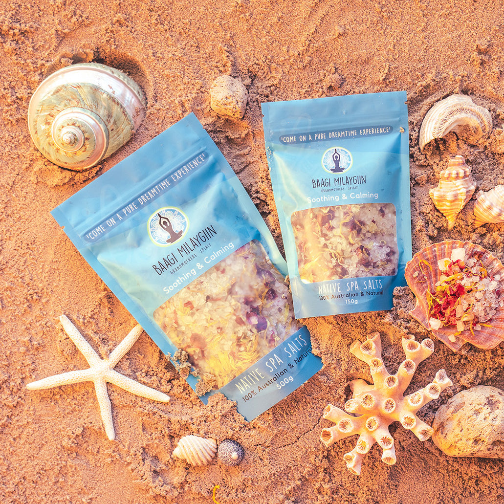 Native Spa Salts | Saltwater Dreaming Collection by Baagi Milaygiin