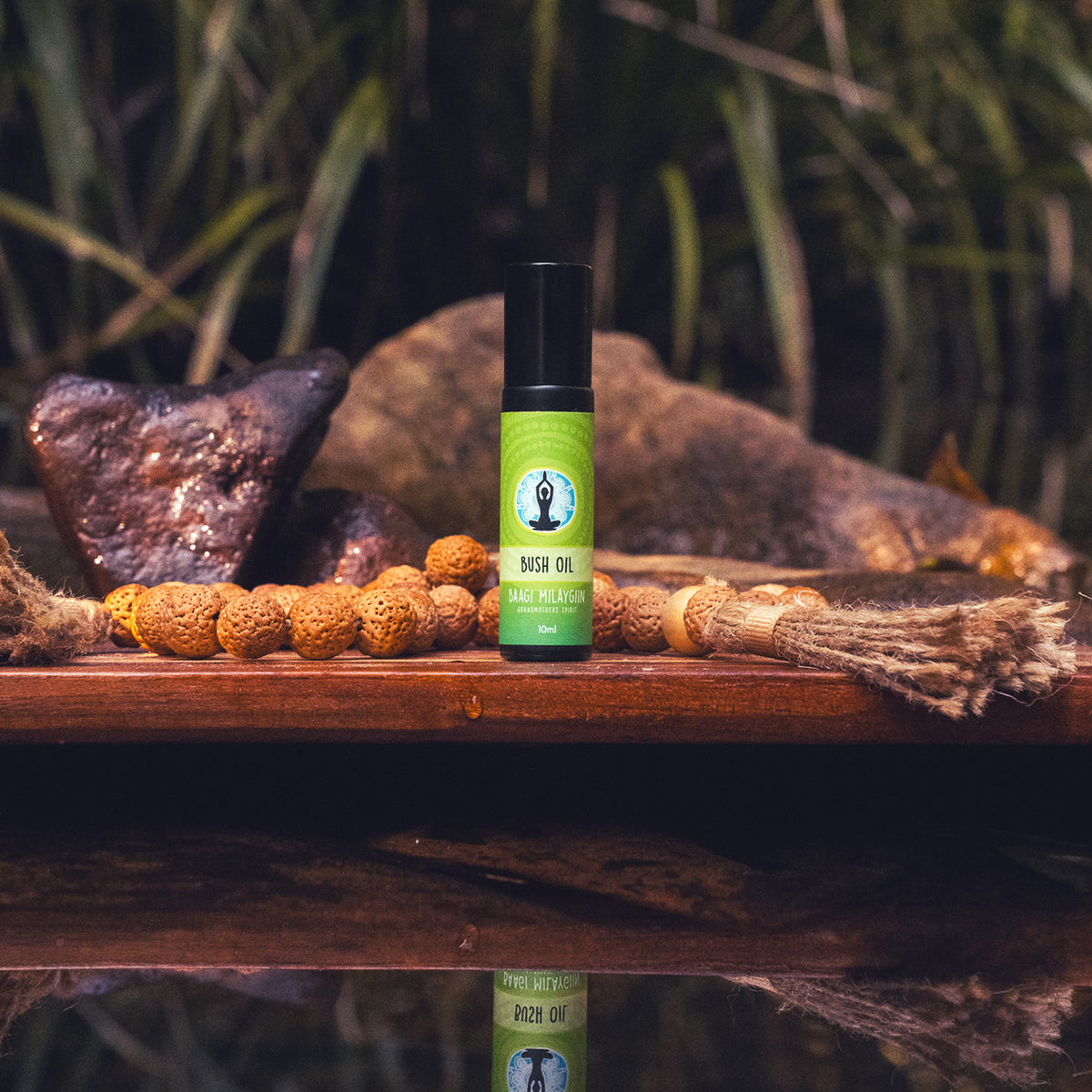 Bush Oil Essential Oil Roller - 10mL | Rainbow Serpent Dreaming Collection by Baagi Milaygiin