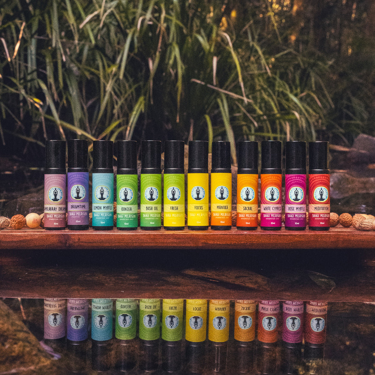 Deluxe Oil Roller Set | Rainbow Serpent Dreaming Collection by Baagi Milaygiin