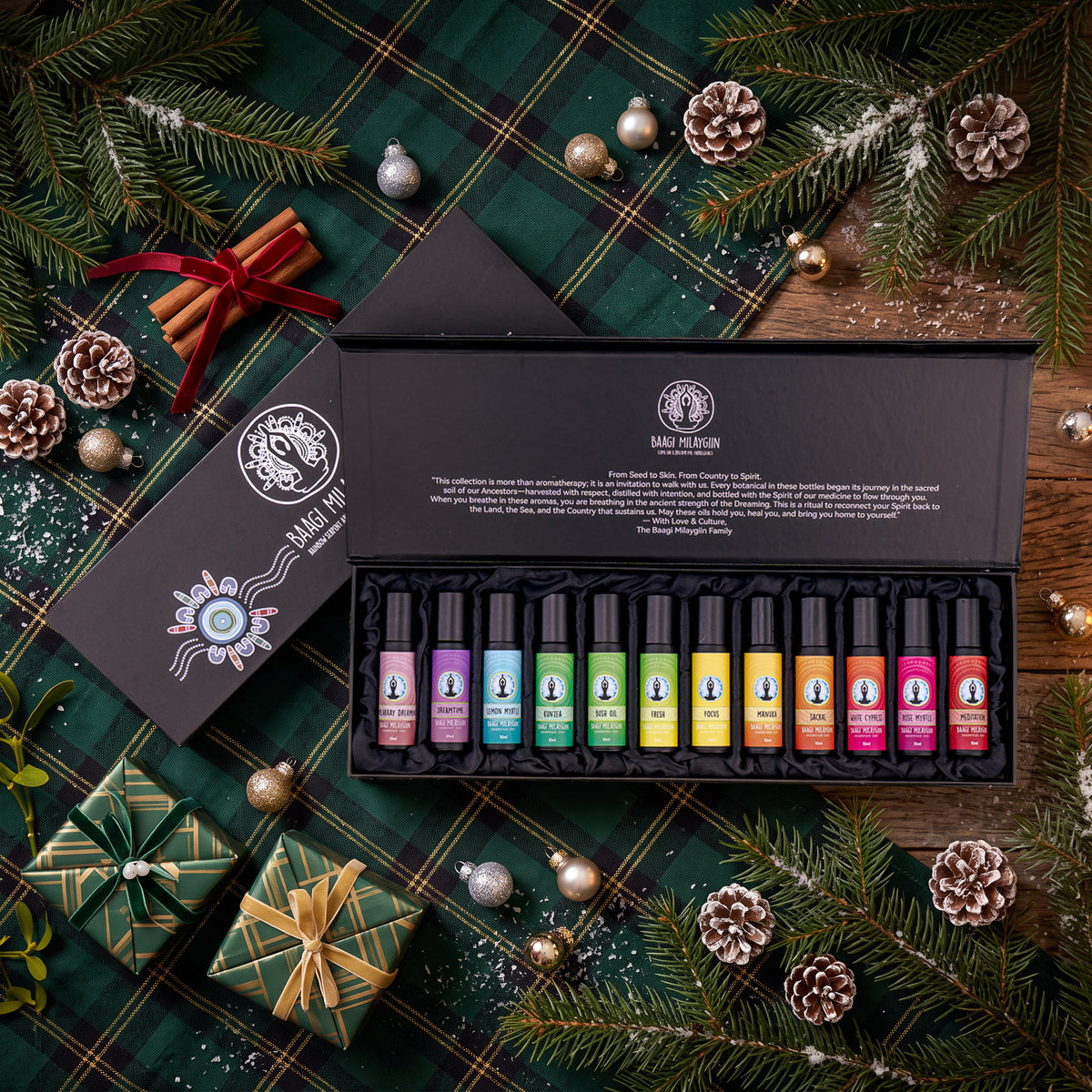 Deluxe Oil Roller Set | Rainbow Serpent Dreaming Collection by Baagi Milaygiin