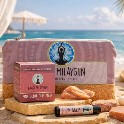 Australian Pink Ochre Clay Mask &amp; Lip Balm combo