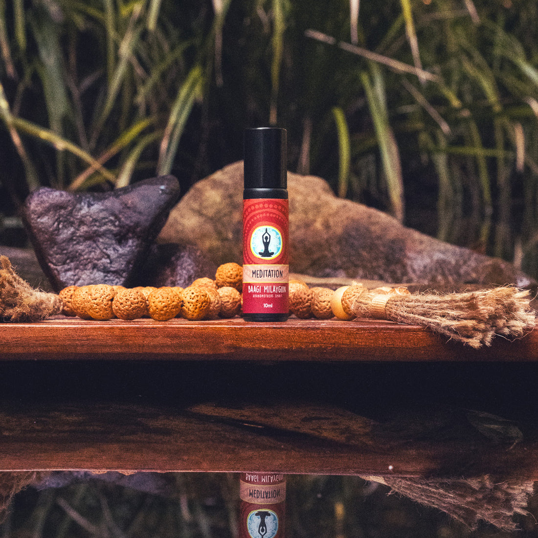 Meditation Essential Oil Roller - 10mL | Rainbow Serpent Dreaming Collection by Baagi Milaygiin