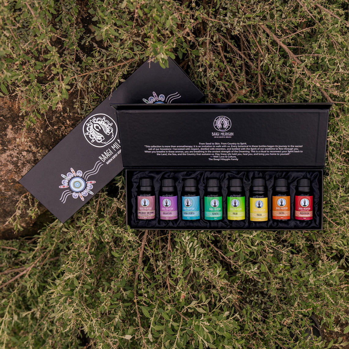 Deluxe Aromatherapy Set | Rainbow Serpent Dreaming Collection by Baagi Milaygiin