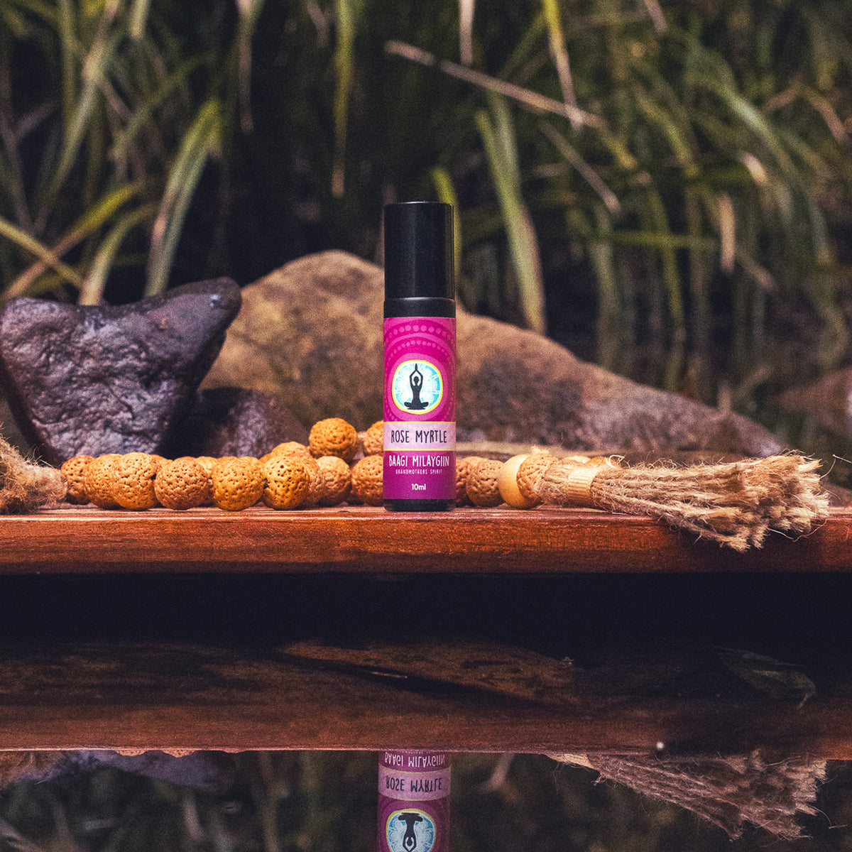 Rose Myrtle Essential Oil Roller - 10mL | Rainbow Serpent Dreaming Collection by Baagi Milaygiin