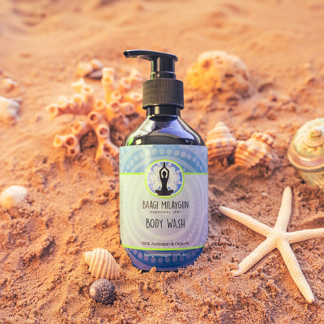 Body Wash - Lemon Myrtle &amp; Emu Bush | Saltwater Dreaming Collection by Baagi Milaygiin