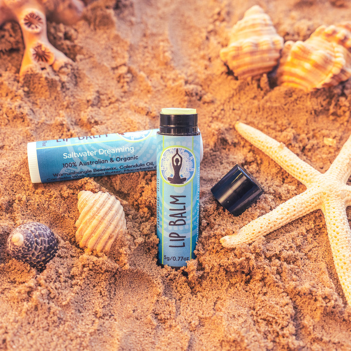 Lip Balm - 100% natural &amp; Fragrance-Free | Saltwater Dreaming Collection by Baagi Milaygiin