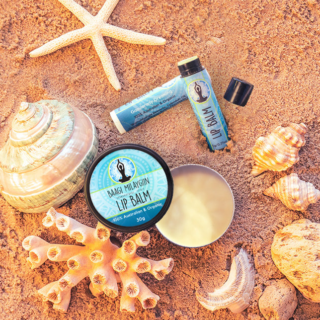 Lip Balm - 100% natural &amp; Fragrance-Free | Saltwater Dreaming Collection by Baagi Milaygiin